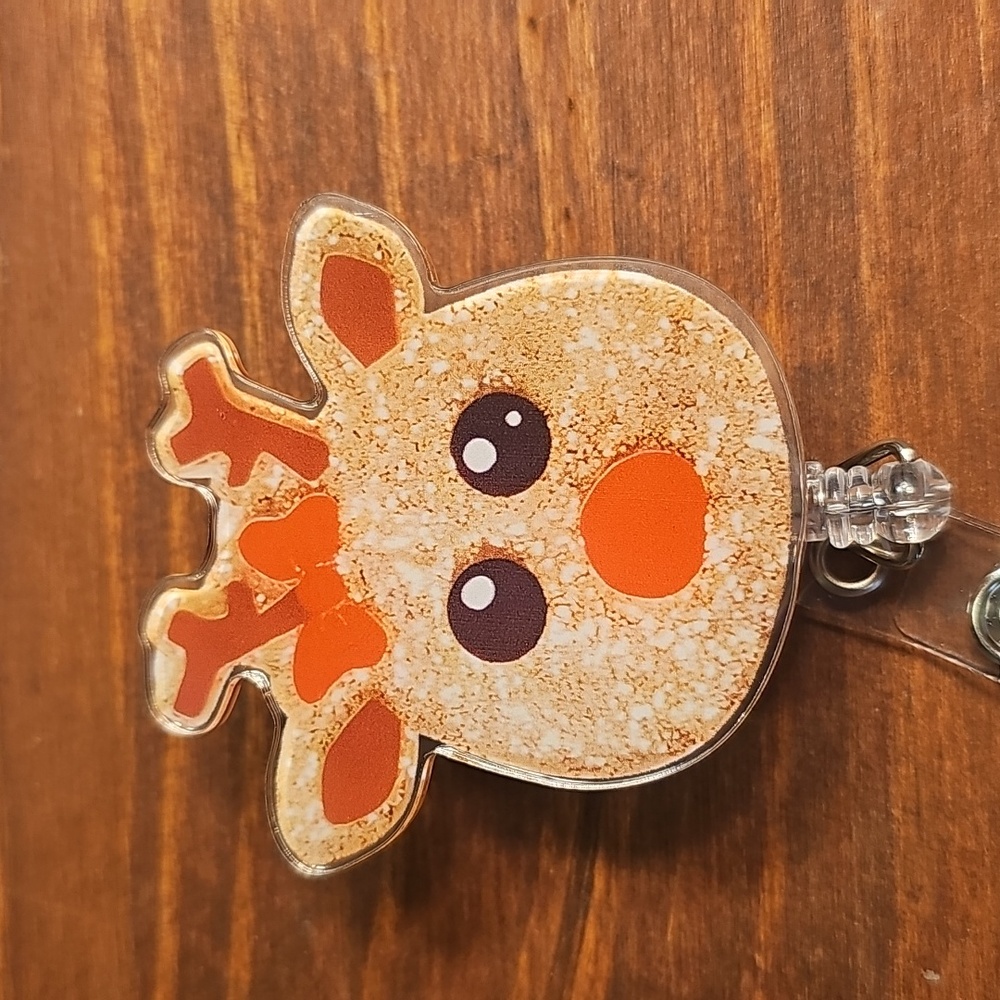 Reindeer Badge Holder - Picture 2 of 3